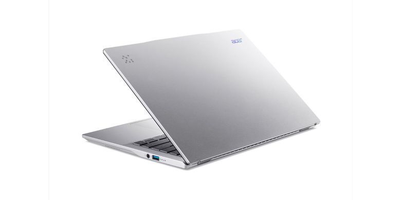 Acer Ноутбук Swift 14 AI SF14-61T 14" WUXGA IPS, AMD R9-365, 16GB, F512GB, UMA, Win11, сріблястий NX.J1CEU.001 фото