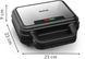 Tefal Мультимейкер UltraCompact 3in1 700Вт, тефлон, 3 пластини, корпус-метал, чорно-сірий 3 - магазин Coolbaba Toys