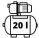 Einhell Станция насосная GC-WW 1045 N, 1050 Вт, 4500 л/ч, бак 20 л, выс. 48 м, глуб. 8 м 10 - магазин Coolbaba Toys