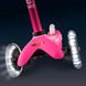 Самокат MICRO серии "Mini Deluxe LED" – РОЗОВЫЙ (до 50 kg, 3-х колесный, свет) 12 - магазин Coolbaba Toys