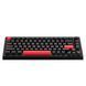 Lemokey Клавиатура механическая X4 84Key, Keychron Brown, USB-A, QMK/VIA, Hot-Swap, EN/UKR, Red led, чорний 6 - магазин Coolbaba Toys