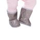 Обувь для куклы BABY BORN - СЕРЕБРИСТЫЕ САПОЖКИ 3 - магазин Coolbaba Toys