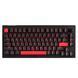Lemokey Клавиатура механическая X4 84Key, Keychron Brown, USB-A, QMK/VIA, Hot-Swap, EN/UKR, Red led, чорний 1 - магазин Coolbaba Toys
