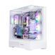 Zalman Корпус P40 Prism Plus без БП, 2xUSB3.0, 1x Type C, 3x120мм ARGB Reverse, 1x120мм ARGB, VGA 420мм, LCS ready, TG Side/Front/Top Panel, ATX, белый 3 - магазин Coolbaba Toys