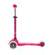 Самокат MICRO серии "Mini Deluxe LED" – РОЗОВЫЙ (до 50 kg, 3-х колесный, свет) 5 - магазин Coolbaba Toys