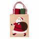 ARDESTO Подарунковий набір рушничків в мішечку Christmas Santa 38х63см, 2шт, 100% бавовна, червоний, зелений