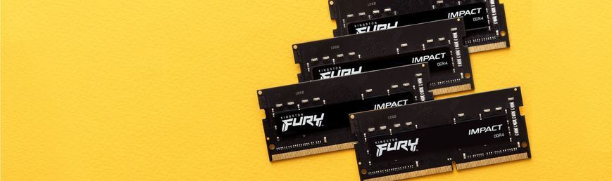 Kingston Память ноутбука DDR4 32GB KIT (16GBx2) 2666 FURY Impact KF426S15IB1K2/32 фото