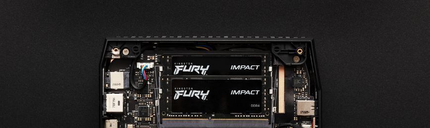 Kingston Память ноутбука DDR4 32GB KIT (16GBx2) 2666 FURY Impact KF426S15IB1K2/32 фото