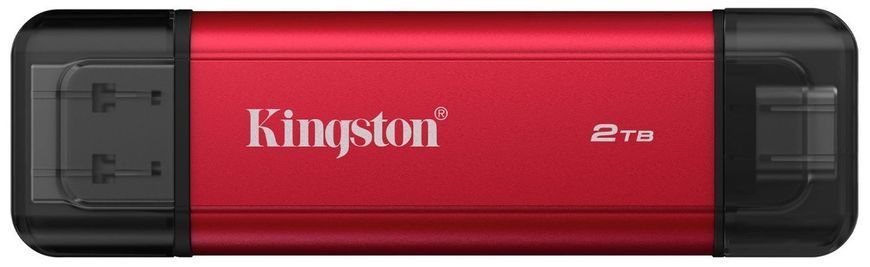 Kingston Портативний SSD Kingston 2TB USB 3.2 Gen 2 Dual USB-A R1050/W950MB/s SPSD/2TB фото