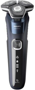 Philips Бритва електр. роторна Series 5000, 9Вт, бритв.головок-3, Li-Ion, сух.+волог., тример, синій S5885/10 фото