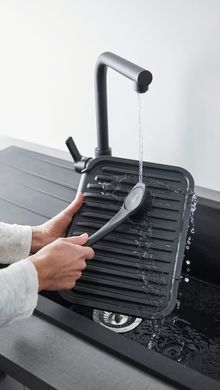 Tefal Гриль прижимной OptiGrll 2в1 Inox, 2100Вт, темп. режимов-4, съёмные пластины, металл GC772D30 фото