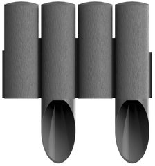 Газонна огорожа Cellfast 4 STANDARD, 2.3м, 10 секцій по 235 мм, сірий - купити в інтернет-магазині Coolbaba Toys