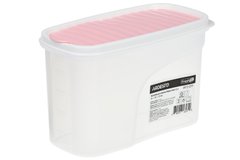 Контейнер для сипучих Ardesto Fresh 1.2 л,рожевий, пластик AR1212PP фото