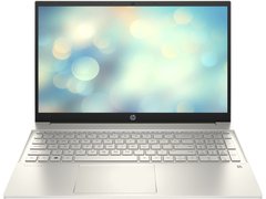 HP Ноутбук Pavilion 15-eh1127ua 15.6" FHD IPS AG, AMD R7-5700U, 16GB, F1024GB, UMA, Win11, золотистий 9H8M4EA фото