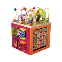 Розвиваюча дерев'яна іграшка - ЗОО-КУБ (розмір 34х30х45 см) - купити в інтернет-магазині Coolbaba Toys