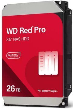 WD Жорсткий диск WD 26TB 3.5" 7200 512MB SATA Red Pro NAS WD260KFGX фото