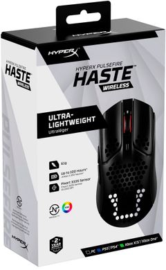 HyperX Мишь Pulsefire Haste WL, Black 4P5D7AA фото