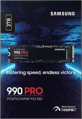 Samsung Накопитель SSD M.2 2TB PCIe 4.0 990PRO MZ-V9P2T0BW фото