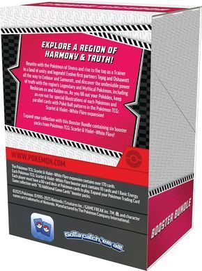 Pokemon TCG Trading card game Pokemon: White Flare Booster Bundle SV10.5 196214113343 фото