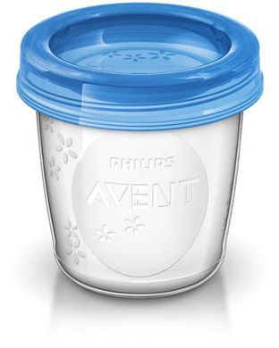 AVENT КОНТЕЙНЕРИ ДЛЯ ЗБЕРІГАННЯ ГРУДНОГО МОЛОКА 180МЛ, 5ШТ SCF619/05 фото
