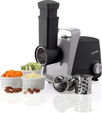 Gorenje Мясорубка, 1600Вт, 2,2кг/мин, 2 решетки, пластик+металл, черный MG1601SB фото
