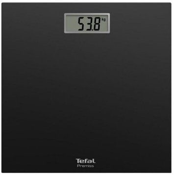 Tefal Ваги підлогові Premiss, 150кг, CR2032x1 в комплекті, скло, чорний PP1400V0 фото