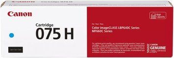 Canon Картридж Canon 075H MF664Cdw/MF667Cdw/LBP646Cdw/LBP647Cdw Cyan (2500 стор.) 6368C002 фото