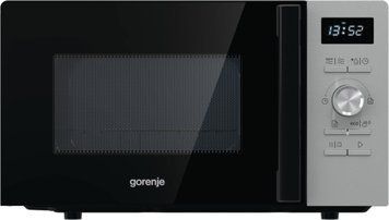 Gorenje Мікрохвильова піч, 20л, електр. керув., 800Вт, гриль, дисплей, 11 програм, нерж MO20A4XH фото