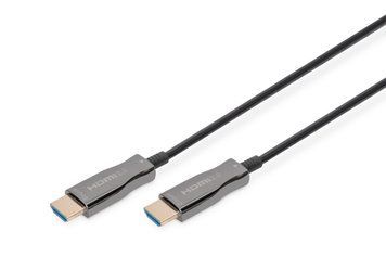 Digitus Кабель HDMI UHD 4K, AOC hybrid-fiber, type A M/M, 30м, чорний AK-330125-300-S фото