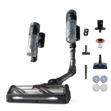 Rowenta Пылесос беспроводный Xforce Flex 14.80 Aqua, 240Вт, влажная уборка, конт пыль -0.65л, автон. раб. до 90мин, HEF system 99,9%, черно-синий RH9BC1WO фото