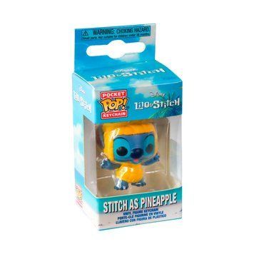 Ігрова фігурка на кліпсі FUNKO POP! серії "Ліло та Стіч" - СТІЧ З АНАНАСОМ 87209 фото