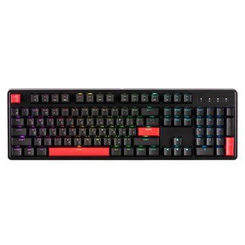 Lemokey Клавіатура механічна X3 104Key, Keychron Brown, USB-A, QMK/VIA, Hot-Swap, EN/UKR, RGB, чорний X3-H3-UA фото