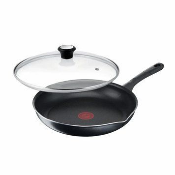 Tefal Сковорода з кришкою Day by Day, 20см, з кришкою, алюміній, бакеліт, скло, чорний B5580223_SET фото