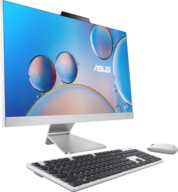 ASUS ПК Моноблок A3402WVAK-WA0030 23.8" FHD AG, Intel 3-100U, 16GB, F512GB, UMA, WiFi, кл+м, без ОС, белый 90PT03T1-M000Y0 фото