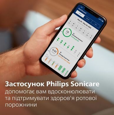 Philips Щетка зубная электр. Sonicare 7100 Series, 62т. колеб/мин, насадок-1, футляр, белый HX7420/01 фото