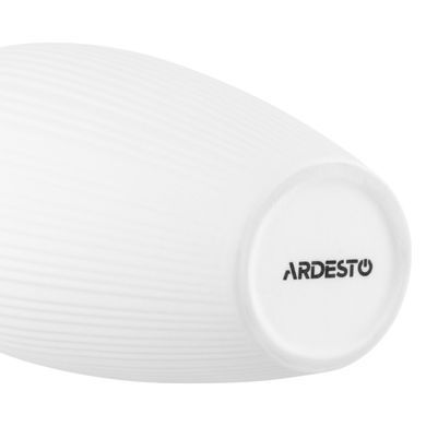 ARDESTO Ваза Siena, 7х23см, порцеляна, білий