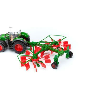 Модель - ТРАКТОР FENDT 1050 VARIO c роторными валковыми граблями (10 cm) 18-31665 фото