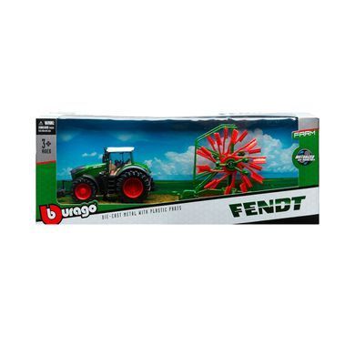 Модель - ТРАКТОР FENDT 1050 VARIO c роторными валковыми граблями (10 cm) 18-31665 фото