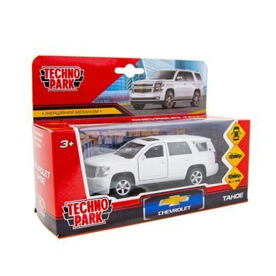 Автомодель - CHEVROLET TAHOE (матовый белый) TAHOE-12FIL-WH фото