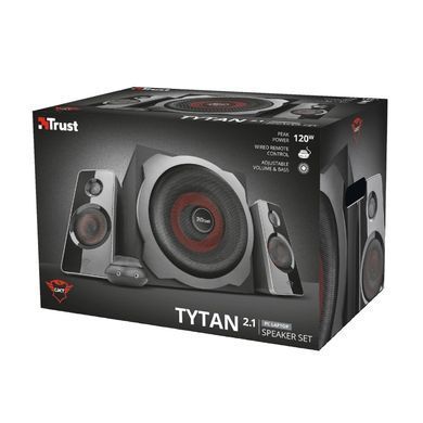 Trust Акустическая система (Колонки) 2.1 GXT 38 Tytan Ultimate Bass Speaker Set BLACK 19023_TRUST фото