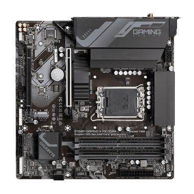 Gigabyte Материнська плата B760M GAMING X AX s1700 B760M 4xDDR5 M.2 HDMI DP mATX B760M_GAMING_X_AX фото