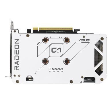 ASUS Вiдеокарта Radeon RX 9060 XT 16GB GDDR6 OC DUAL-RX9060XT-16G-WHITE білий 90YV0LG3-M0NA00 фото
