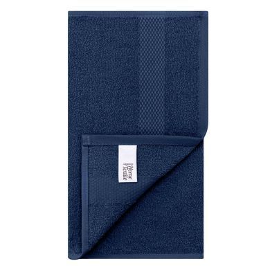 ARDESTO Рушник махровий Essence 30х50см, 100% бавовна, синій темний