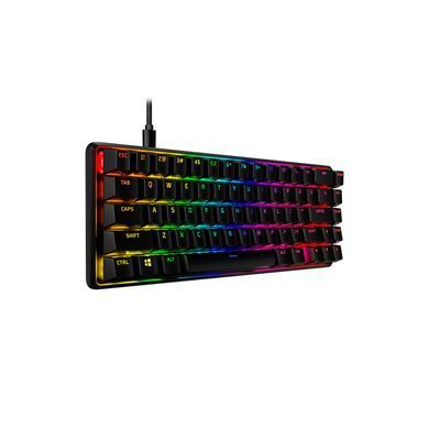 HyperX Клавіатура механічна Alloy Origins 65 67key, Red, USB-A, EN/UA, RGB, чорний 4P5D6AA фото