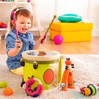 Музыкальная игрушка – ПАРАМ-ПАМ-ПАМ (7 инструментов, в барабане) BX1007Z фото
