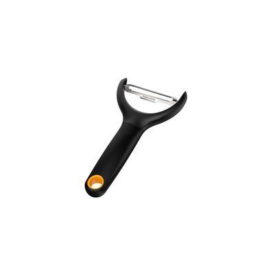 Fiskars Овощечистка горизонтальная Functional Form, с подвижным лезвием, 23см, нержавеющая сталь, пластик, черный