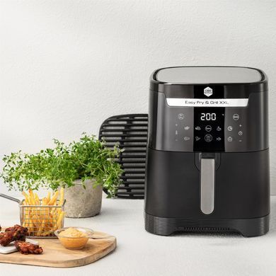 Tefal Мультипіч OBH Nordica EasyFry&Grill XXL, 1830Вт, чаша-6.5л, сенсорне керув., від 40&deg;C до 200&deg;C, пластик, чорний AG8018S0 фото