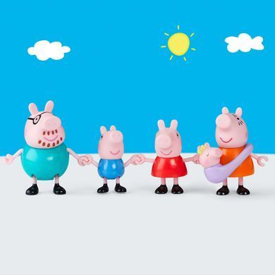 Набір фігурок PEPPA FIGURINES &ndash; ВЕЛИКА РОДИНА ПЕППИ G0506 фото