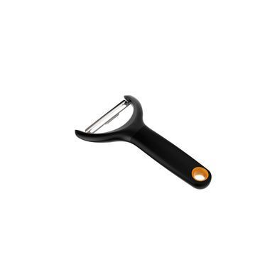 Fiskars Овощечистка горизонтальная Functional Form, с подвижным лезвием, 23см, нержавеющая сталь, пластик, черный