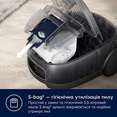 Electrolux Пылесос мешковый, 750Вт, мешок-3.5л, HEPA12, s-bag, 3 насадки, зеленый EB61C1OG фото